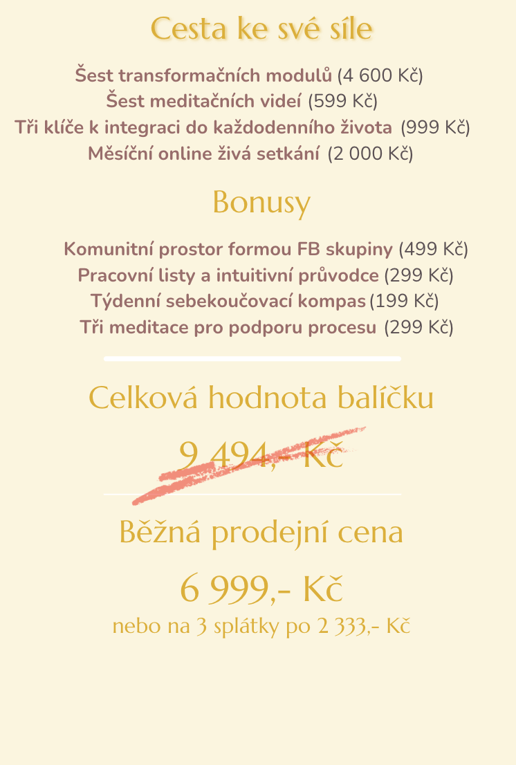 Stoupněte si do své síly - Cesta ke své síle